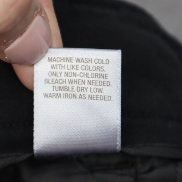 Roz Ali Pants Womens 14 Black High Rise Button Zip Stretch The Classic Fit - Picture 9 of 16